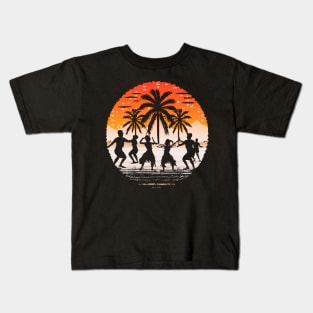 Traditional Hula Dance Kids T-Shirt